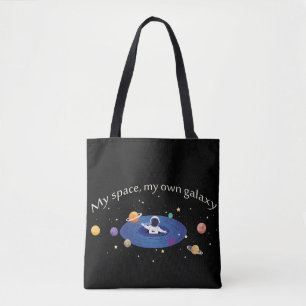 Mein Raum, meine eigene Galaxie Tasche