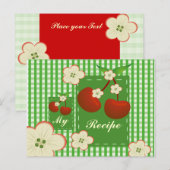 Mein recipe Cherry Patch Postkarte (Vorne/Hinten)