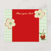 Mein recipe Cherry Patch Postkarte (Rückseite)