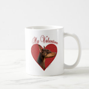 Mein Red Doberman Valentine Kaffeetasse
