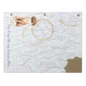 Mein Redbone hat meinen Lektionsplan aufgegriffen Notizblock (Vorderseite)