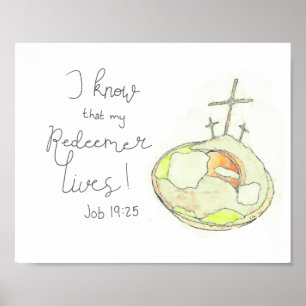 Mein Redeemer lebt Plakat