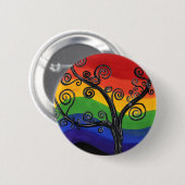 Mein Regenbogen-Baum Button (Vorne & Hinten)