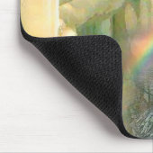 Mein Regenbogen durch roten Raben Mousepad (Ecke)