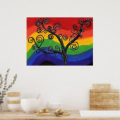 Mein Regenbogen Poster (Küche)