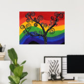 Mein Regenbogen Poster (Heimbüro)