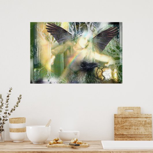 Mein Regenbogen von Gregory Gallo Poster (Küche)