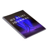 Mein Reiki-Journal mit Händen Notizblock (Rechte Seite)