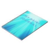 Mein Reiki-Journal mit Radiant Light Blue Notizblock (Linke Seite)