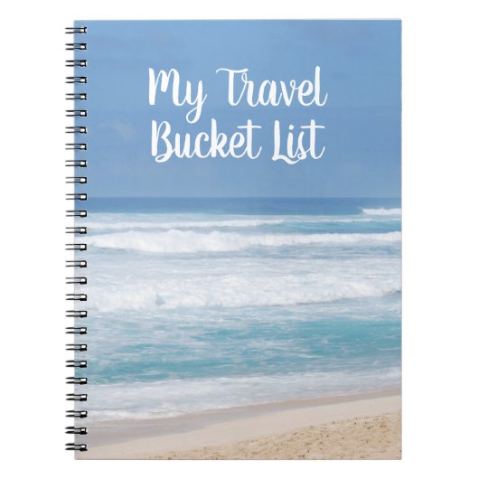 Mein Reisebucket-Notebook Notizblock (Vorderseite)