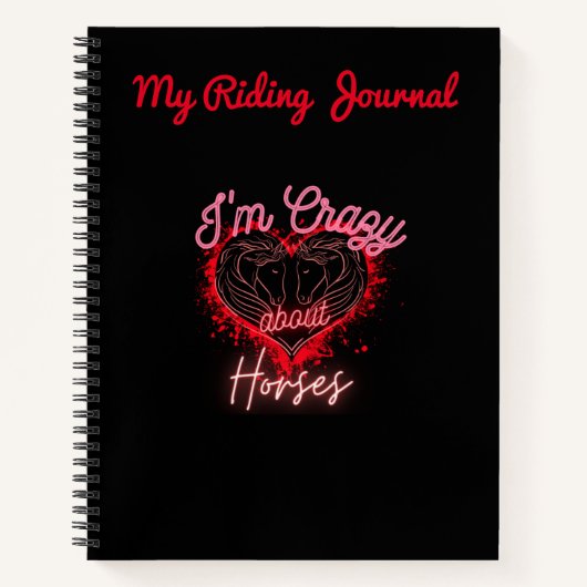 Mein Reitjournal Notizblock (Vorderseite)