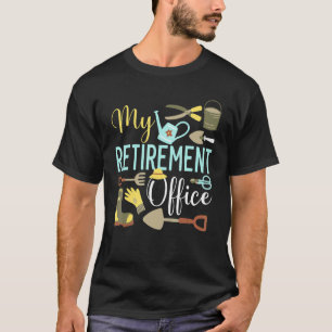 Mein Rentenbüro Gärtnern Rentner Oma Gra T-Shirt