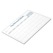 Mein Rentenkalender - Leere Samstage Notizblock (angewinkelt)