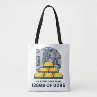 Mein Rentenplan 128GB DDR5 lustiger RAM-Humor Tasche