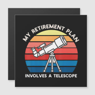 Mein Rentenplan beinhaltet ein Teleskop Magnetkarte