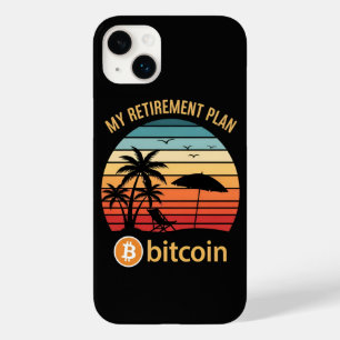 Mein Rentenplan Bitcoin Strand Sonnenuntergang Case-Mate iPhone 14 Plus Hülle