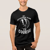 Mein Rentenplan ist im Gange Tri-Blend Shirt (Vorderseite)
