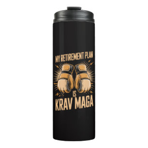 Mein Rentenplan ist Krav Maga Thermosbecher