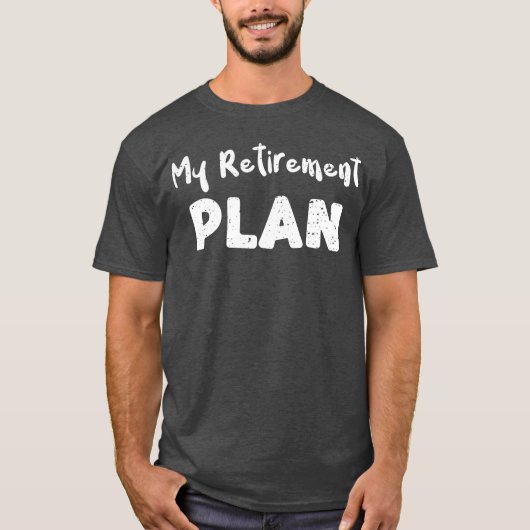 Mein Rentenplan Pferd T-Shirt (Vorderseite)