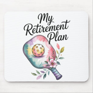 Mein Rentenplan Pickleball-Spaß für Rentner Mousepad