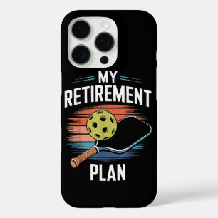 Mein Rentenplan Pickleball-Spieler iPhone 16 Pro Hülle
