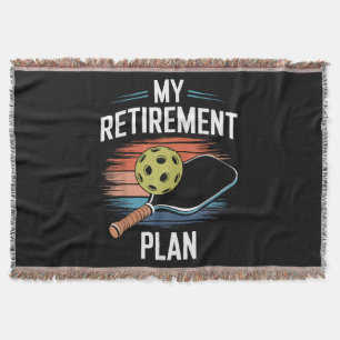 Mein Rentenplan Pickleball-Spieler Decke