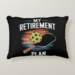 Mein Rentenplan Pickleball-Spieler Dekokissen