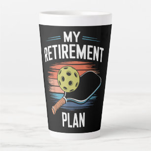 Mein Rentenplan Pickleball-Spieler Milchtasse
