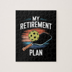 Mein Rentenplan Pickleball-Spieler Puzzle
