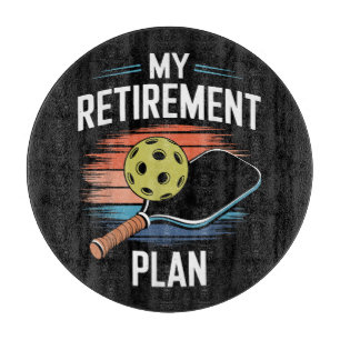 Mein Rentenplan-Pickleball-Spieler Schneidebrett