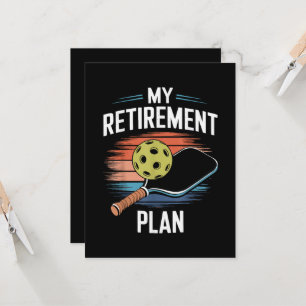 Mein Rentenplan Pickleball-SpielerMein Ruhestand Einladung
