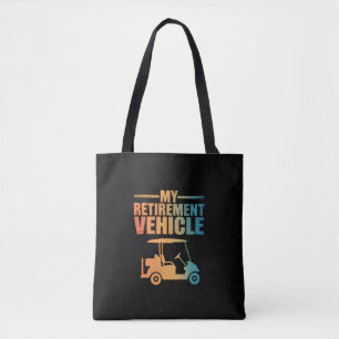 Mein Rentnerfahrzeug Golfwagen Golfer Golf Cart  Tasche