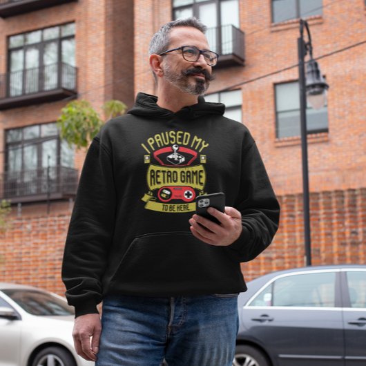 Mein Retro-Spiel gestoppt - Vintager Gamer Hoodie