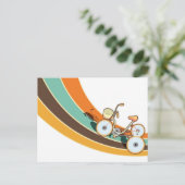 Mein Retrorad Postkarte (Stehend Vorderseite)