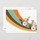 Mein Retrorad Postkarte (Vorne/Hinten)