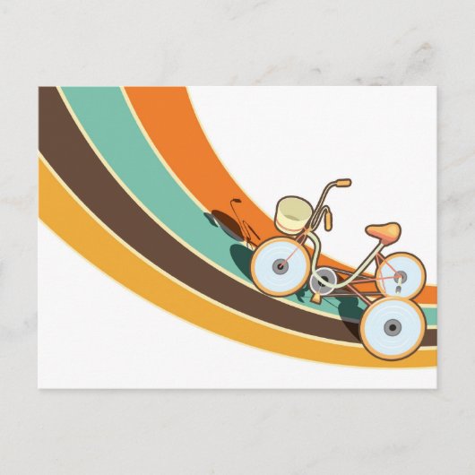Mein Retrorad Postkarte (Vorderseite)