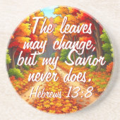 Mein Retter ändert sich nie Getränkeuntersetzer (Vorne)