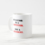 Mein Retter ist ein Tischler Kaffeetasse (Vorderseite Links)