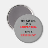 Mein Retter ist Zimmermann Magnet (Vorderseite/Rückseite)