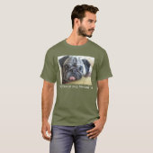 Mein Rettungs-Mops rettete mich T - Shirt (Vorne ganz)