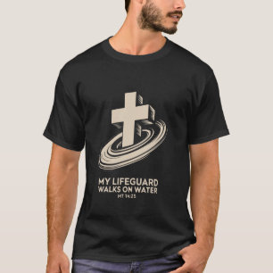 Mein Rettungsschwimmer geht auf Wasser Inspirieren T-Shirt