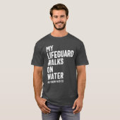 Mein Rettungsschwimmer läuft auf Wasser | CHRISTLI T-Shirt (Vorne ganz)