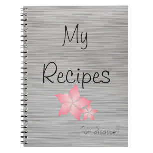 Mein Rezept-(für Desaster) Notizbuch Notizblock