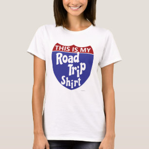 Mein Road Trip Funny Vacation Slogan Design T-Shirt