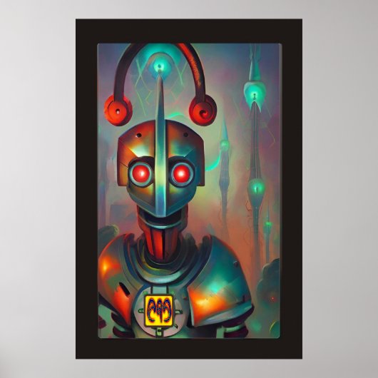 Mein Robot DJ von Wombott Poster (Vorne)