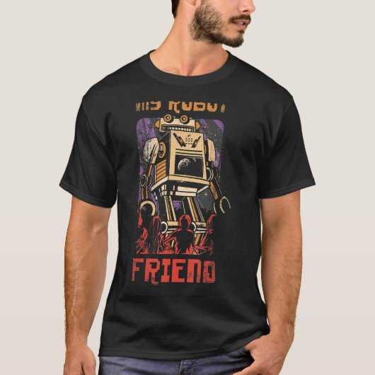 Mein Roboter-Freund für Roboter-Ingenieure oder -F T-Shirt (Vorderseite)
