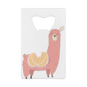 Mein rosa Llama Geldbeutel Flaschenöffner (Rückseite)