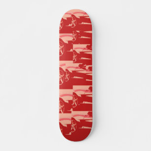 Mein roter Corvette Skateboard