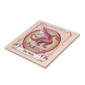 Mein Roter Drache Fliese (Seite)