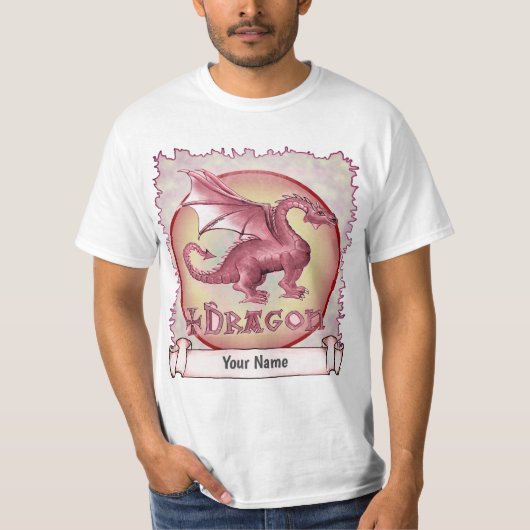 Mein roter Drache T-Shirt (Vorderseite)